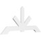 Ekena Millwork Vanguard Architectural Grade PVC Gable Bracket, 84"W x 38 1/2"H x 2"D x 6"F, 11/12 Pitch GBP084X39X0206VAN00 - alternate 1